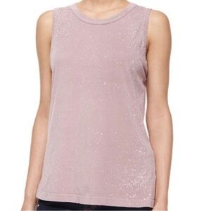 Current Elliot The Muscle Tee in Faded Mauve Galaxy